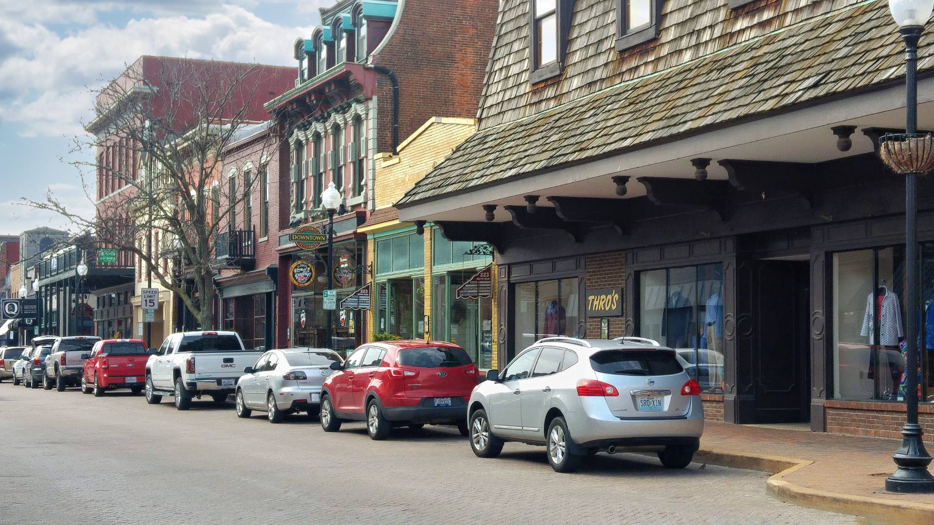 Straßenszene der Altstadt von St. Charles